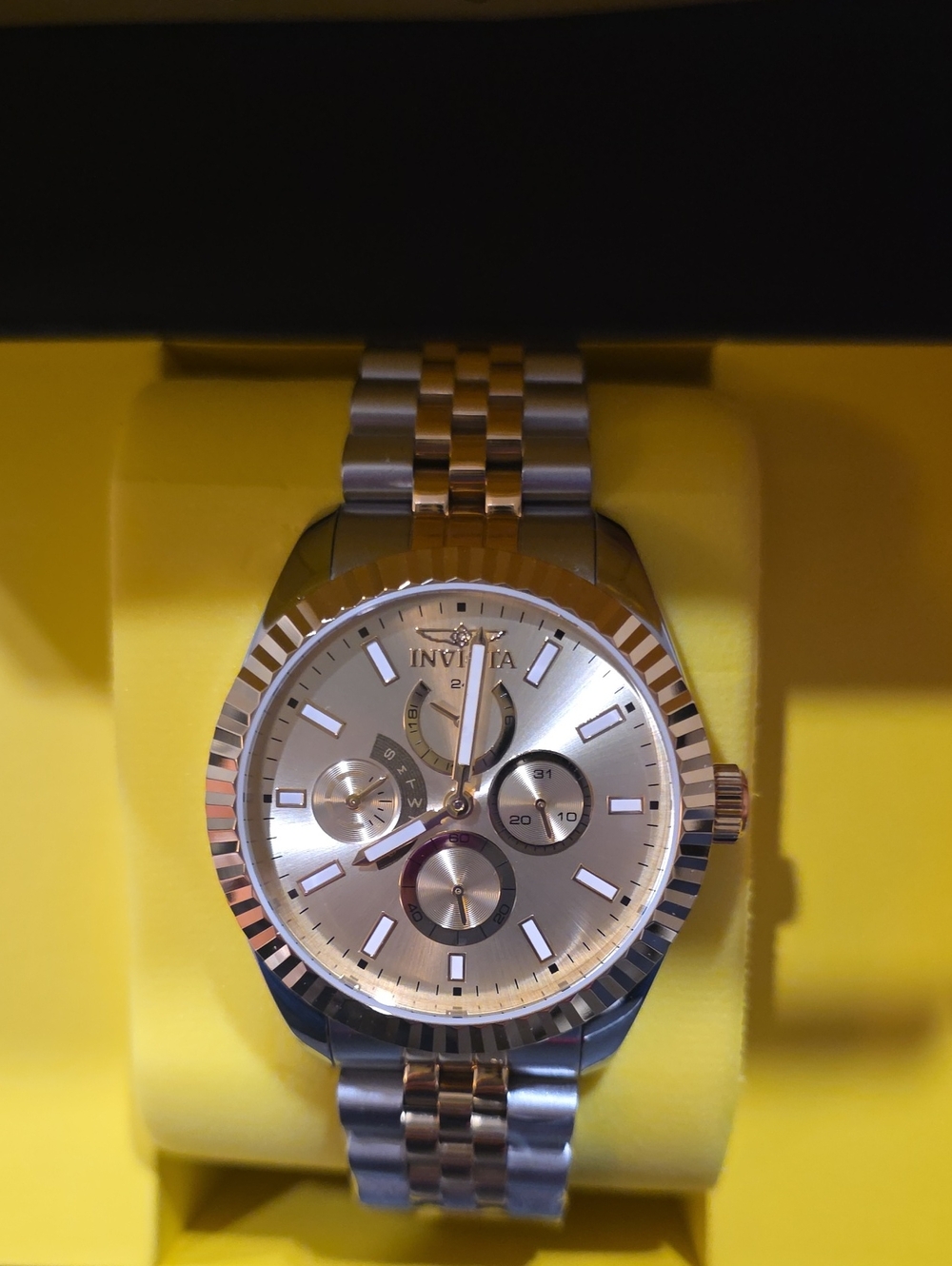 708. Invicta Specialty Wharton Men's Watch - 43mm. Gold, Steel (49540)